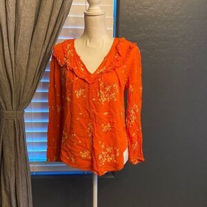 2/$15 A.n.a top floral v neck‎